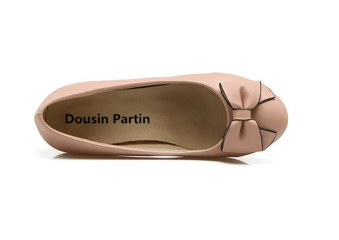 Fashion Bowtie Women Pumps High Heels Pink/Blue Fashion Women Pumps Shoes Woman Slip on Ladies Wedding Shoes